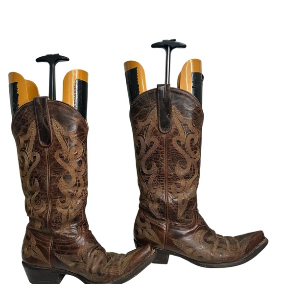 Old Gringo Brown Ankle Boots, sz 7, pre-owned, gently used. - Picture 4 of 16